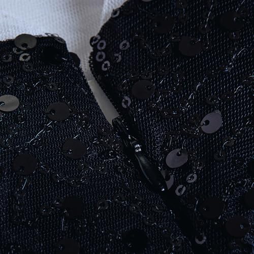 Hopscotch Girls Black Sleeveless Sequin Embellished Gown for Age (3-4 Years)