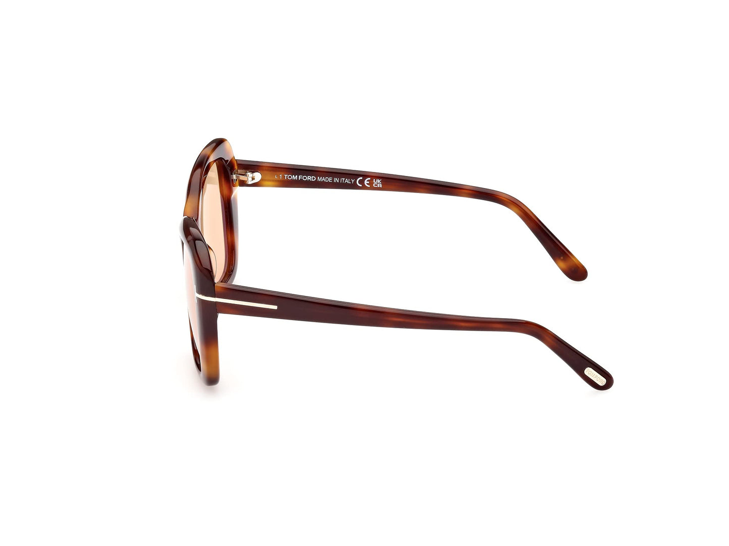 Sunglasses Tom Ford FT 1008 Maeve 53E Shiny Blonde Havana,"t" Logo/Photochrom, Shiny Blonde Havana, "T" Logo / Photochromic Peach, 55/17/140, Shiny Blonde Havana, "T" Logo / Photochromic Peach,