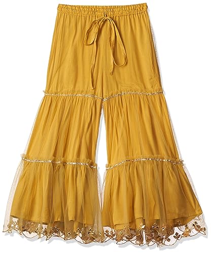 BIBA GIRL EMBROIDERY RELAXED KID(KW4802_MUSTARD YELLOW_11)