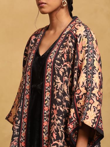 Ritu Kumar Black Wool Shrug