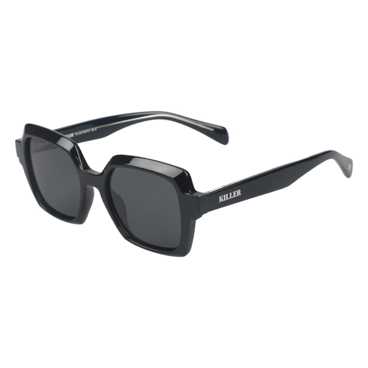 KILLER Women's Sunglass,Sqaure Shaped Acetate Frame Polarized Lens Sunglasses Case For Women, Girls, 100% UV Lens Sunglasses