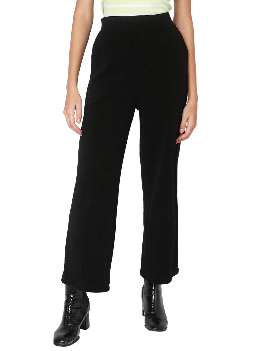 VERO MODA Women's High Rise Straight Pants
