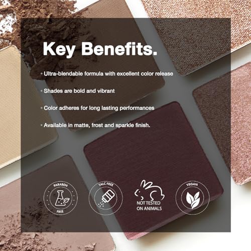 MARS 12 Shades Back to Basics Eyeshadow Palette with Free Applicator | Matte | Shimmer | Beginner Friendly & Long Lasting Eye Shadow Palette (14.4 gm) (Shade-02)