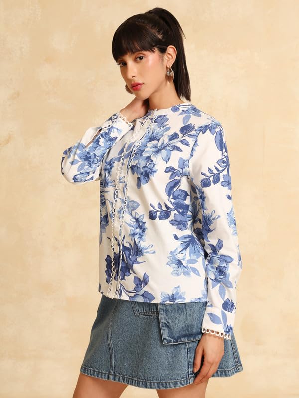 Kazo Logan Blouse Blue
