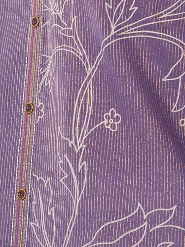Max Women Printed Straight Kurta(Purple_XXL)