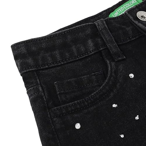 United Colors of Benetton Pearls Regular Fit Denim Skirt