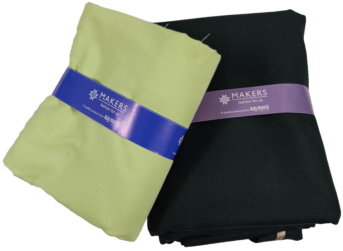 Raymond Fabrics Men's Cotton Shirt and Trouser Unstitched Fabric Set - Velvet Gift Pack (Multicolour_Free Size) 16