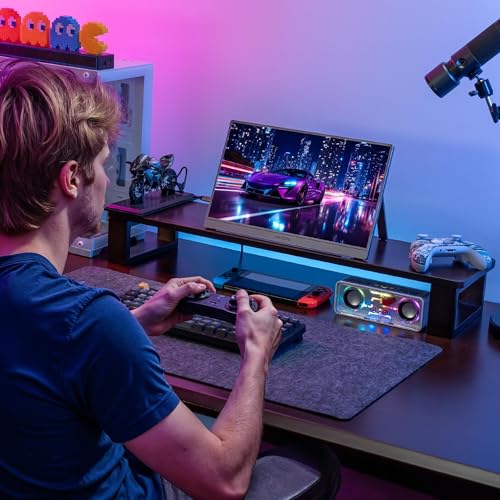 ARZOPA Z3FC 16.1" 180Hz 2.5K Portable Gaming Monitor with Stand, 106% sRGB, External Portable Monitor as Second Screen for Laptop, PC, PS5, Mac, Xbox