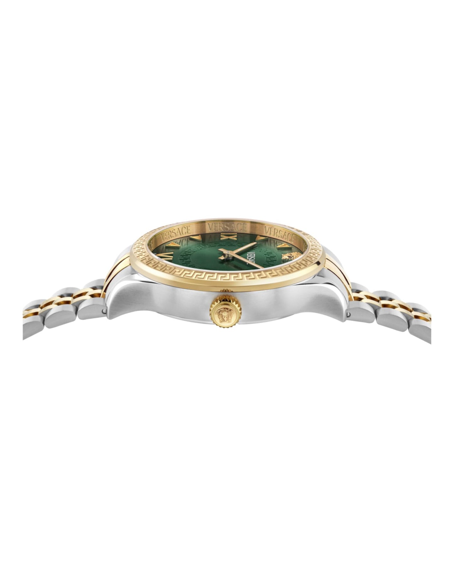 Versace Hellenyium Lady Rest 35 mm Green Dial Women Analog Watch- VE2S01125