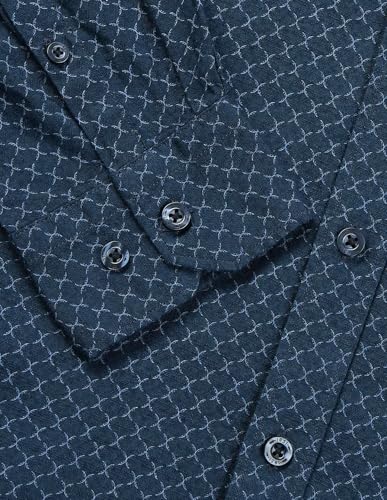 Arrow Sports Men's Slim Fit Shirt (ASAJSH1709_Navy