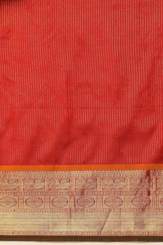 Taneira Women Blue Woven Pure Silk Kanjivaram Saree With Unstitched Blouse Piece (SHH08D00118-Light Blue)