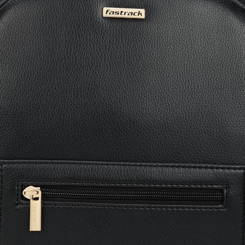 Fastrack Zipmode Backpack | Faux-Leather Women's Backpack | Tablet Compatible Up To 11" | Stylish Daypack With Quick-Access Pocket