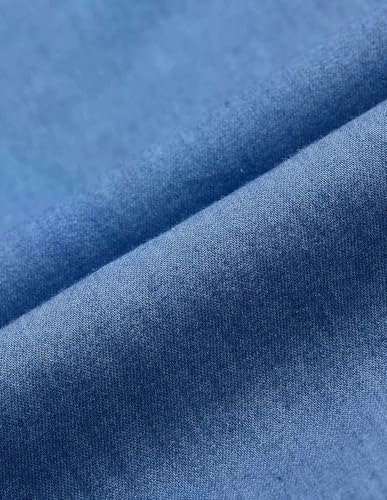 U.S. Polo Assn. Denim Co. Men's Solid Slim Fit Shirt (UDSHT2022_Indigo