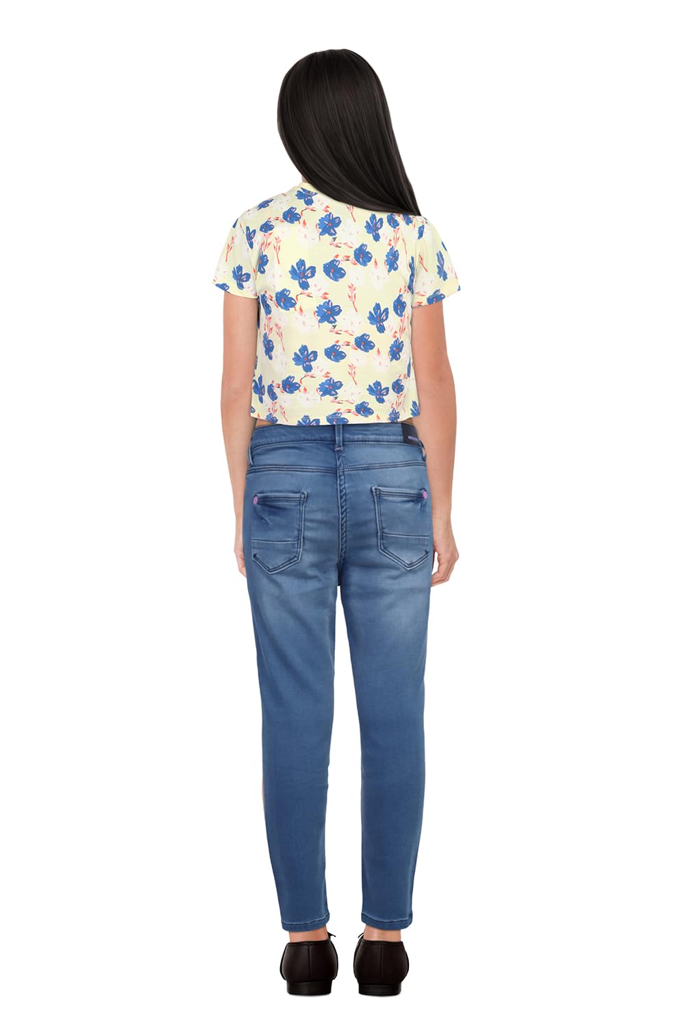 Allen Solly Boy's Regular Fit T-Shirt (AGKCERGF320498_Yellow AOP