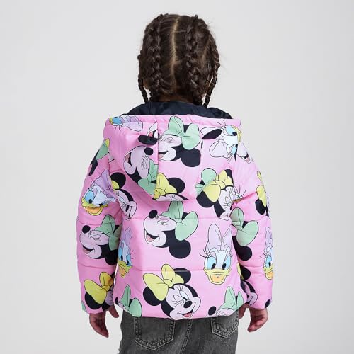 Hopscotch Girls Full Sleeves Pink Minnie Mouse Puffer Jacket (4-5 Years)
