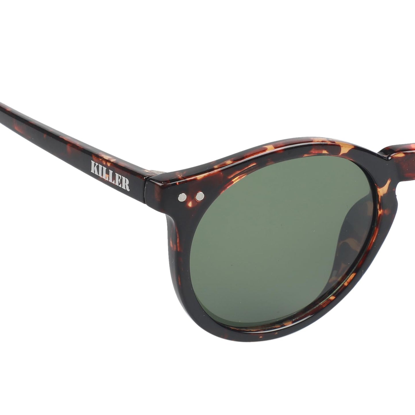 KILLER Women's Sunglass, Round Shaped TR90 Frame Polarized Lens Sunglasses Case For Women, Girls, 100% UV Lens Sunglasses