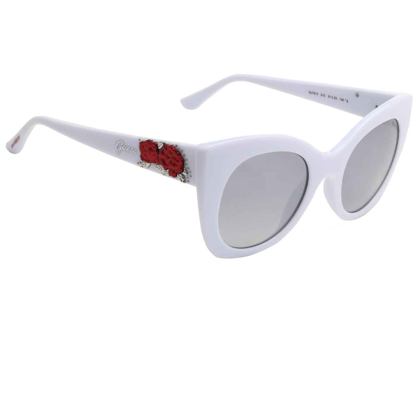 Guess Mirrored Butterfly Women Sunglasses - (GU7610 21C 51 S |51| Grey Color Lens)