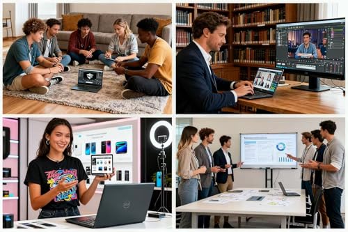 Dell 15.6" FHD Touchscreen Laptop | 13th Gen Intel Core i5-1334U | 16GB RAM | 512GB PCIe SSD | Wi-Fi 6 | 1080p Webcam | Copilot AI | HDMI | Business & Study Ready | Windows 11