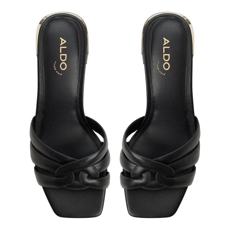 Aldo HANNE-IN001 Women Black Block Heel Sandals