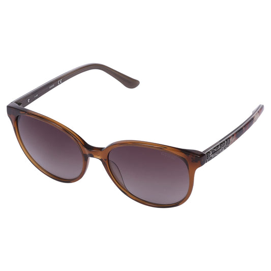 GUESS Gradient Butterfly Women's Sunglasses 7383 45F|58|Brown Color Lens