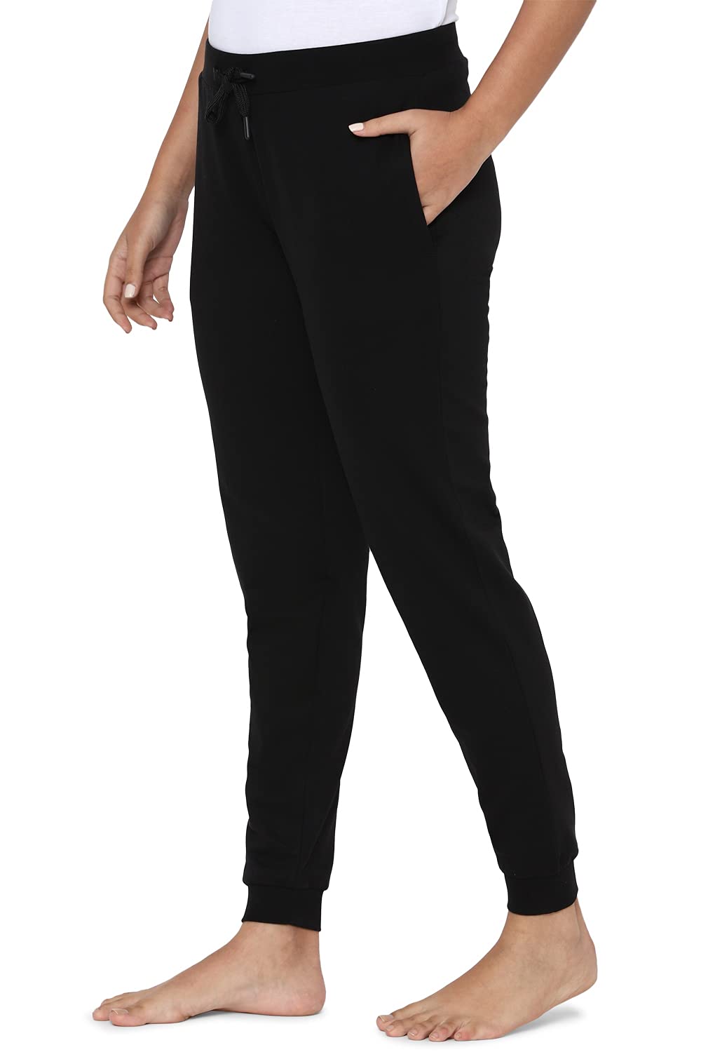 Allen Solly Women's Regular Fit Casual Pants (AHKBCRGP123860- Black_36)