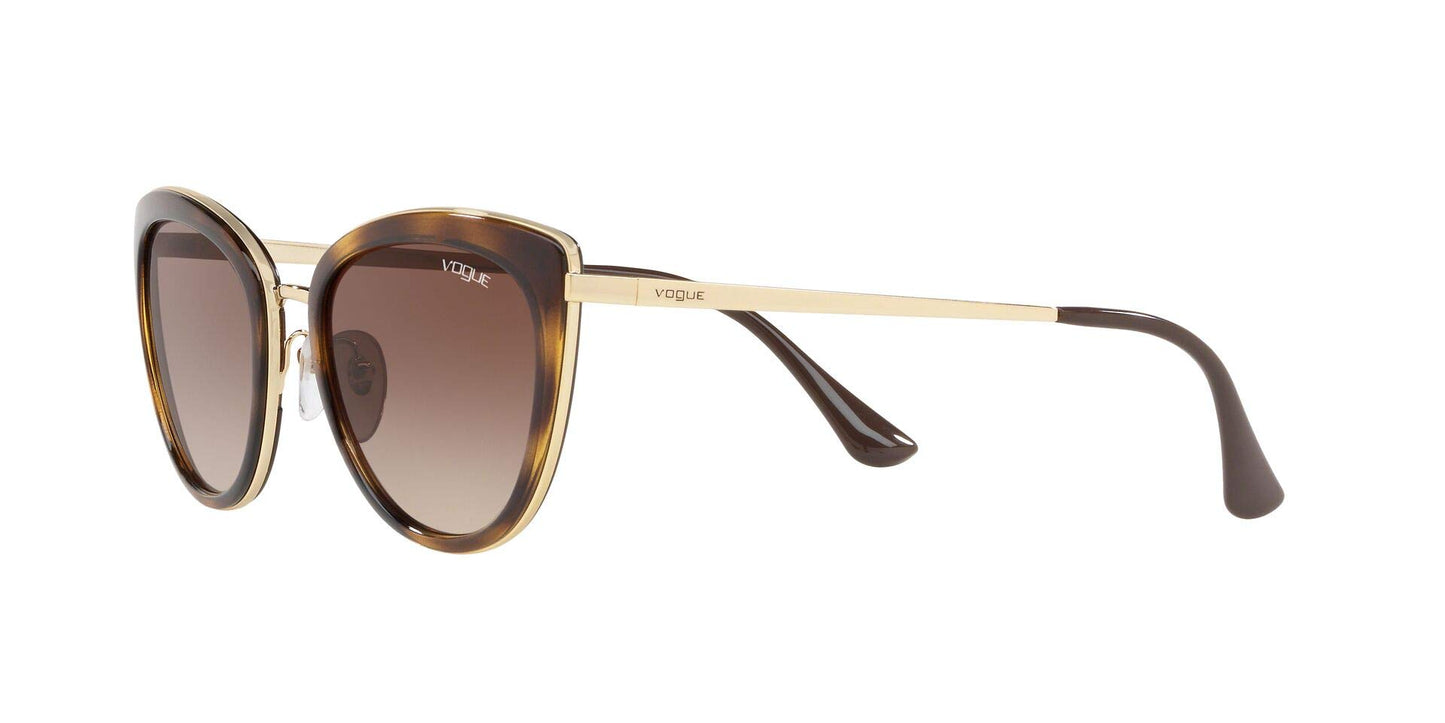 Vogue Eyewear UV Protected Butterfly Sunglasses for Women ( 0VO4101SI | 55mm | Brown )