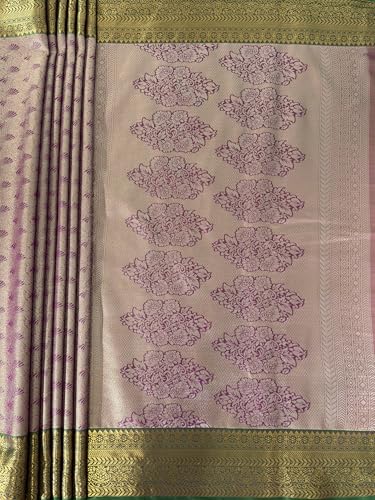MIMOSA Women’s Magenta Art Silk Saree Woven with Zari Tissue | Kanjivaram Style Saree | Rich Pallu & Tassels | 6.2 Mtrs