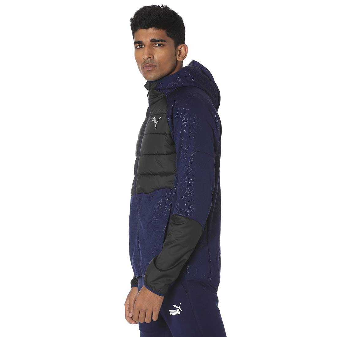Puma Men's A-Line Coat (58001806_Peacoat_L)