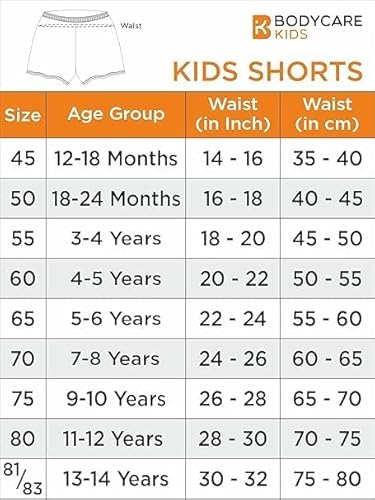 BODYCARE Girls Shorts Cotton Regular Fit Innerwear Pack of 2