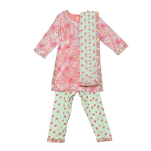 BIBA GIRL PRINTED RELAXED KID(KW5236_PEACH_9)