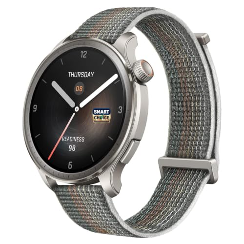 Amazfit Balance (Smartchoice) 46mm AMOLED Smart Watch, Body Composition, 14 Days Battery, Dual-Band GPS, BT Calling, VO₂ Max, Aluminium Alloy Frame, Temperature Sensor, AI Zepp Coach(Sunset Grey)