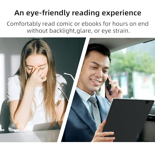 Bigme 10.3 Inch Color E-Ink Reading and Writing Tablet, 5.5mm Thickness Note Taking ePaper Tablet, 8GB RAM + 256GB ROM, Touch Screen with 5MP Camera