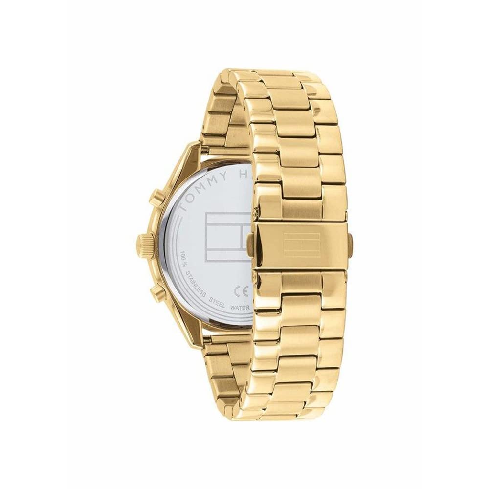 Tommy Hilfiger Mens Bennett Silver White Dial Analogue Watch - TH1791726