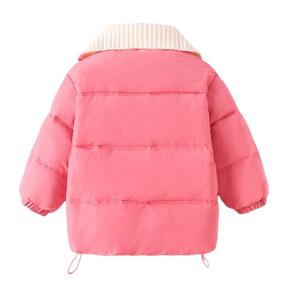 Hopscotch Girls Nylon Waist Length Jackets in Pink Color For Ages (2-3 Years)