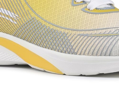 LOUIS STITCH Women’s Zest Yellow Lightweight Athleisure Sport Shoes | The Athleisure Series | Ultra-Lightweight Lace-Up Shoes for Women| Perfect for Casual, Gym & Travel Wear | LSLD-AT-RF02 | UK-4