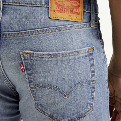 Levi's Men's Light Blue 511 Slim Fit Mid Rise Jeans, 18298-1769, 32