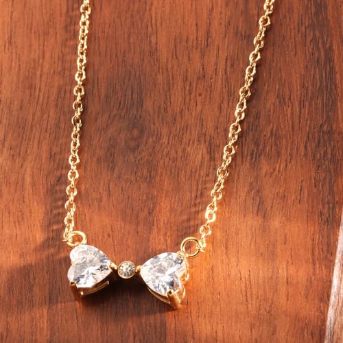 PALMONAS Sparkling Butterfly Charm Necklace for Women - Waterproof & Anti-Tarnish Jewellery, Gift For Girls & Women