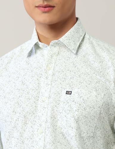 Arrow Sport Men's Geometric Printed Slim Fit Shirt