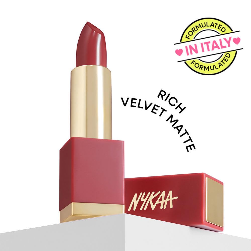 Nykaa Matte Luxe Lipstick - Truffle, Brown Nude, 4.2g