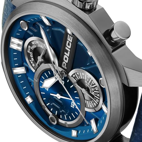 Police Analog Blue Dial Men's Watch-PLPEWGF0039202