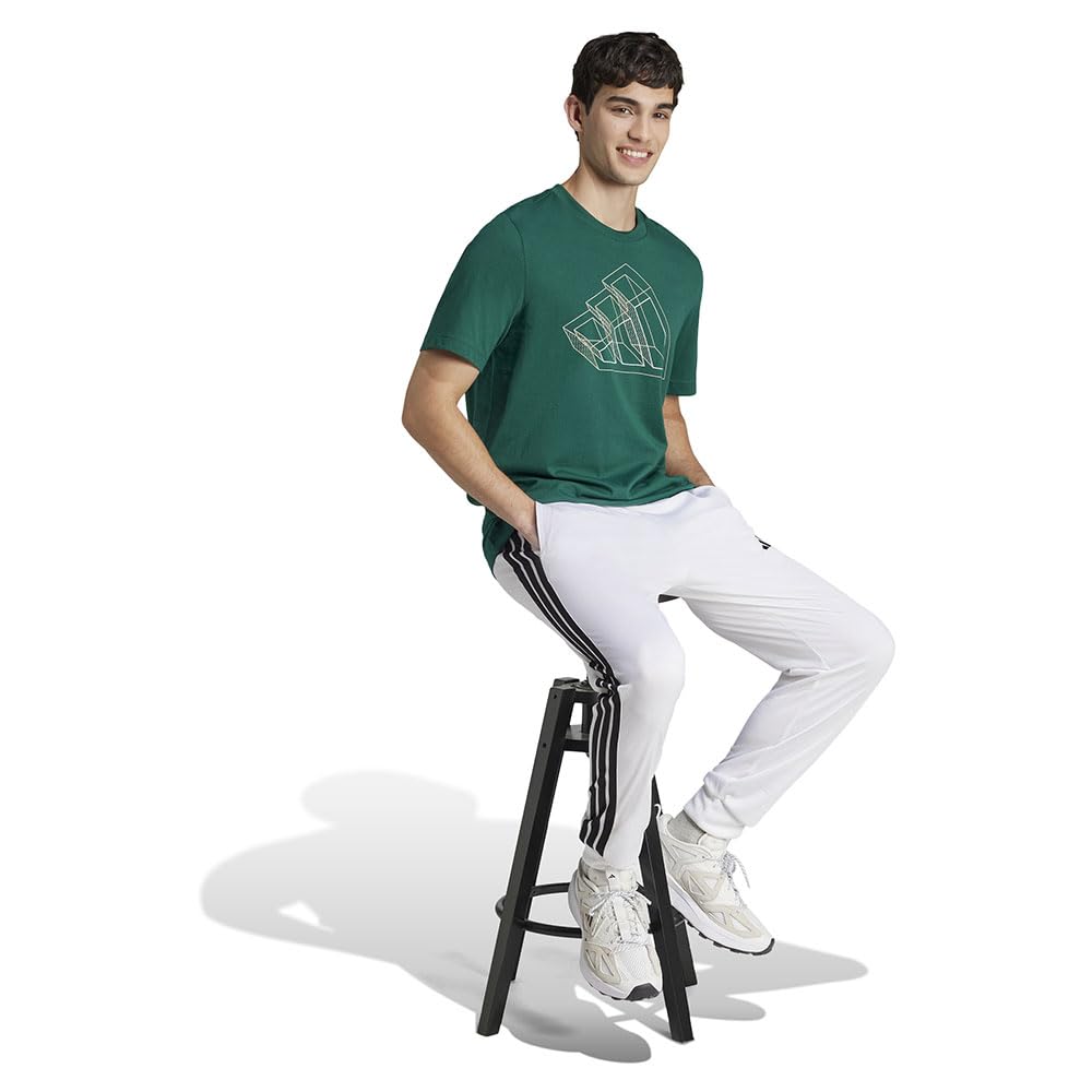 adidas Men Camo Woven Graphic Tee