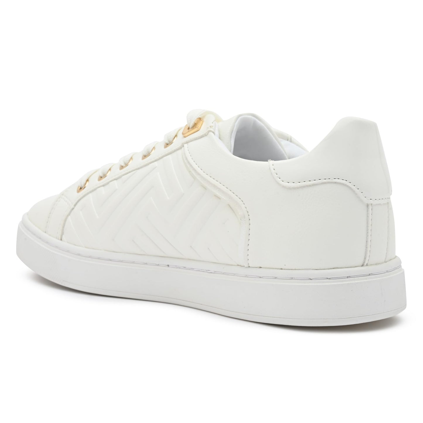 Aldo ICONISPECA-IN112 Ladies White Overflow Flat Sneakers