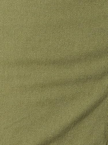 Max Girls Solid Wide Leg Cargo Trousers (Green_8-9 Y)