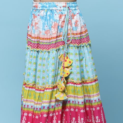 BIBA GIRL PRINTED RELAXED KID(KW4503_YELLOW_3)