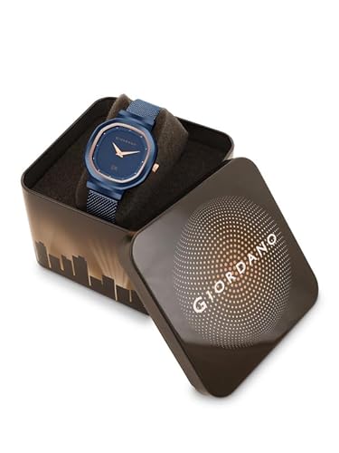 Giordano Analog Wrist Watch for Women Stylish Metal Strap with Water Resistant 3 Hand Mechanism for Girls & Ladies to Compliment Your Look/Ideal Gift for Female-GD-60014