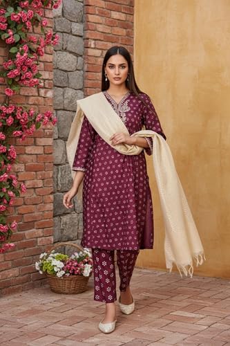 W for Woman Textured Solid Zari Work Tissue Dupatta - Gold (W82143-313555-FS)