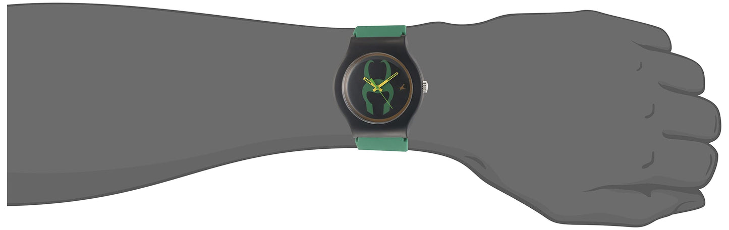 Fastrack Tees Analog Black Dial Unisex-Adult Watch-9915PP96