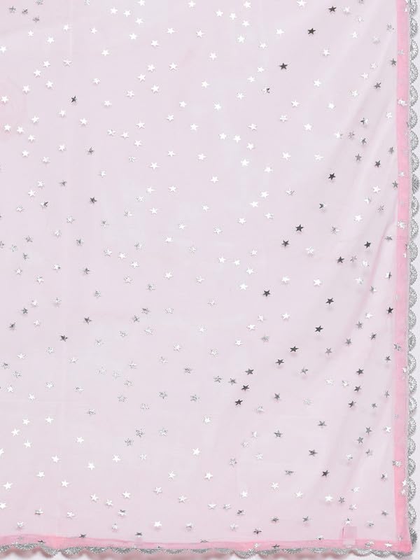 Ahalyaa Women's Silk Blend Lehenga Choli