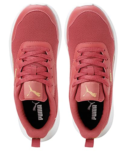 Puma Womens Alfarun Metallic WNS Heartfelt-Metallic Gold-White Sneaker - 4 UK (39185403)