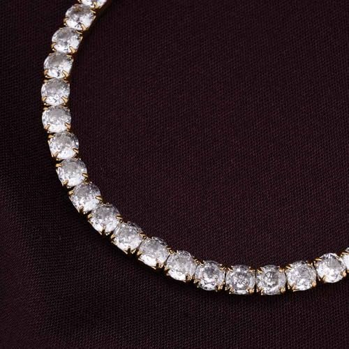 PALMONAS Exquisite Gold Studded Bracelet for Womens - Waterproof & Anti-Tarnish